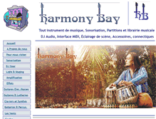 Tablet Screenshot of harmony-bay.be